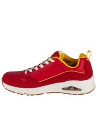 skechers - Buty sportowe Sneakersy męskie, Uno - Victory Pack. Kolor: czerwony. Sport: turystyka piesza