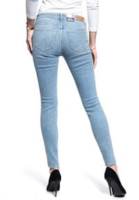 Wrangler - SPODNIE DAMSKIE WRANGLER SKINNY STONED RIBBED W28KTX98R