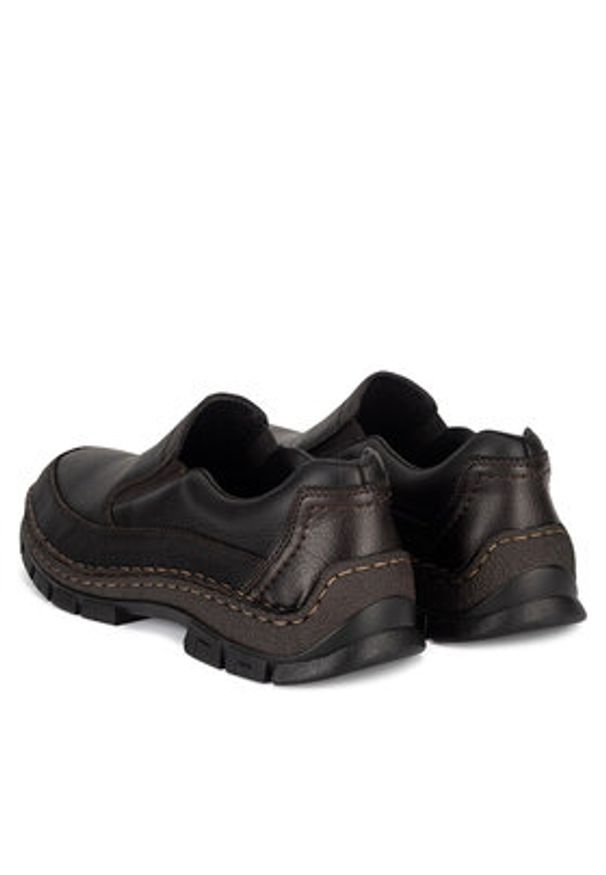 Rieker Półbuty 12250-25 Brązowy. Kolor: brązowy. Materiał: skóra