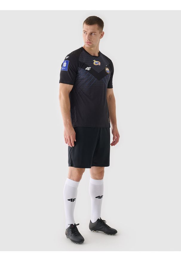 4f - 4F Koszulka klubowa z sezonu 2024/25 męska 4F x Stal Mielec - multikolor S. Okazja: do domu, na urodziny. Kolor: wielokolorowy. Materiał: dzianina