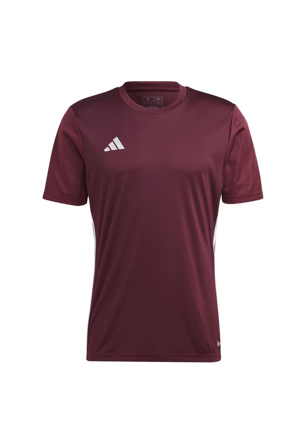 Adidas - Koszulka męska adidas Tabela 23 Jersey. Kolor: czerwony, wielokolorowy, brązowy. Materiał: poliester. Sport: piłka nożna