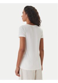 Emporio Armani T-Shirt EW000408 AF19024 U1131 Biały Regular Fit. Kolor: biały. Materiał: bawełna #4