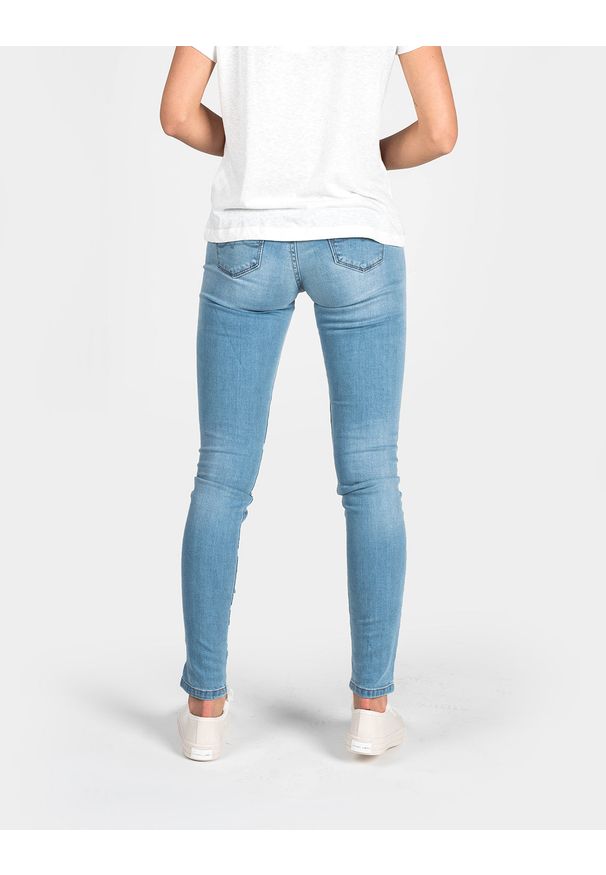 Pepe Jeans Jeansy "Soho" | PL210804PB72 | Soho | Kobieta | Błękitny. Kolor: niebieski. Wzór: aplikacja