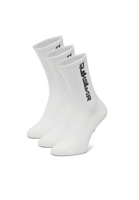 Quiksilver Skarpety długie AS_QUIKSILVER_100W_SS25 (3-PACK) Biały. Kolor: biały. Materiał: bawełna #1