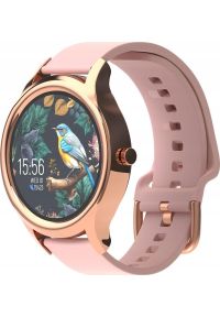 FOREVER - Smartwatch Forever ForeVive 3 SB-340 Różowy. Rodzaj zegarka: smartwatch. Kolor: różowy #1