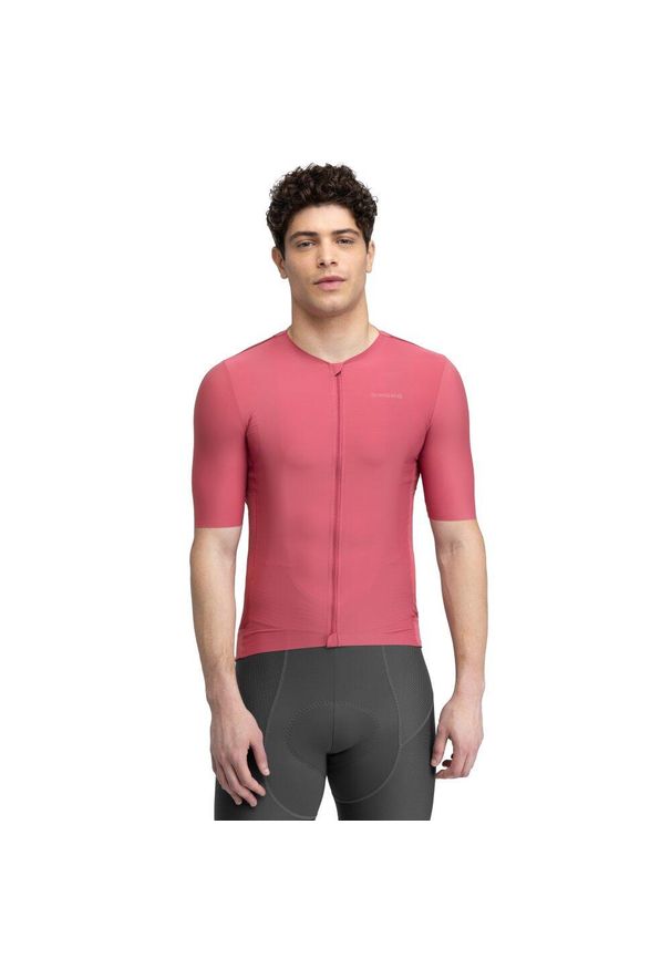 SIROKO - Męska ultralekka koszulka rowerowa Kolarstwo Siroko SRX Dirty Kanza. Kolor: czerwony, brązowy, wielokolorowy. Materiał: nylon. Sport: kolarstwo