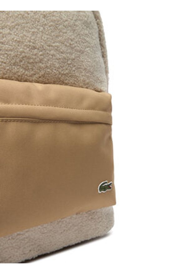 Lacoste Plecak NU5095NZ Beżowy. Kolor: beżowy. Materiał: materiał
