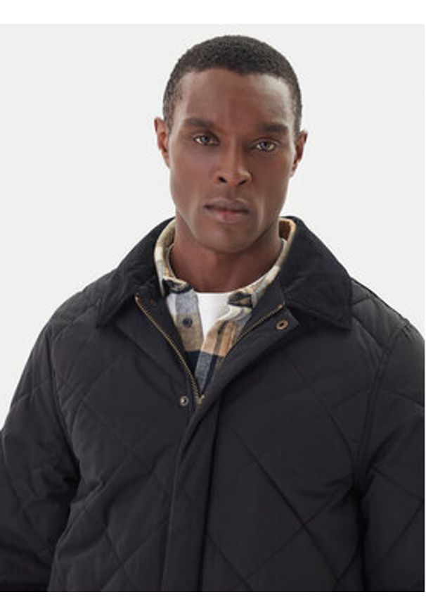 Hunter Kurtka przejściowa Ardwell HARM0003252 Czarny Regular Fit. Kolor: czarny. Materiał: syntetyk