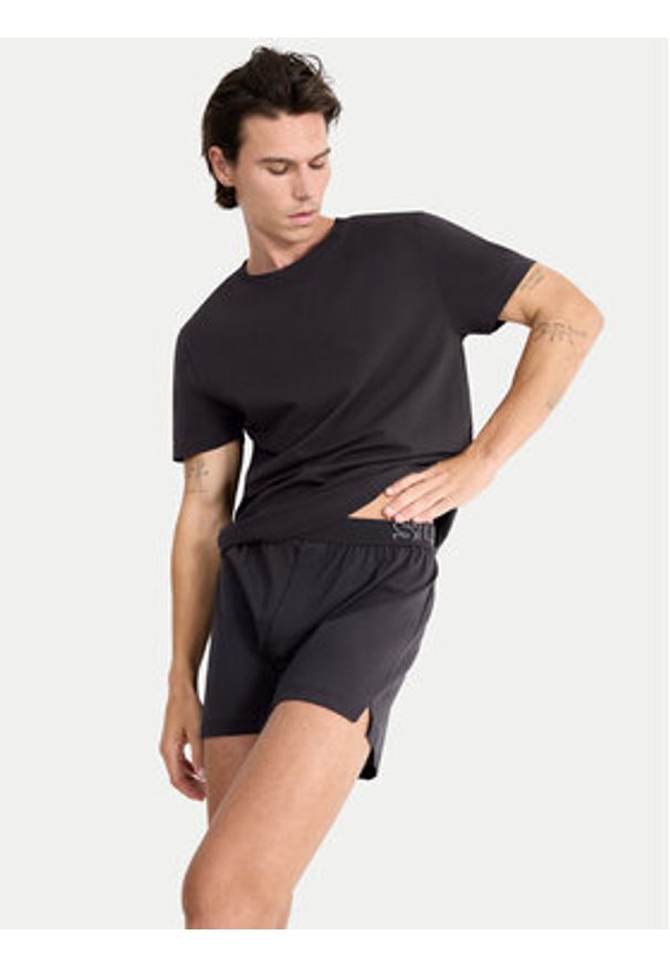 Sloggi Bokserki 10215473 Szary. Kolor: szary. Materiał: bawełna