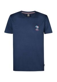 Petrol Industries T-Shirt M-1050-TSR644 Granatowy Regular Fit. Kolor: niebieski. Materiał: bawełna #7