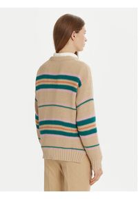 Weekend Max Mara Sweter Angus 2515361211 Beżowy Regular Fit. Kolor: beżowy. Materiał: syntetyk #4