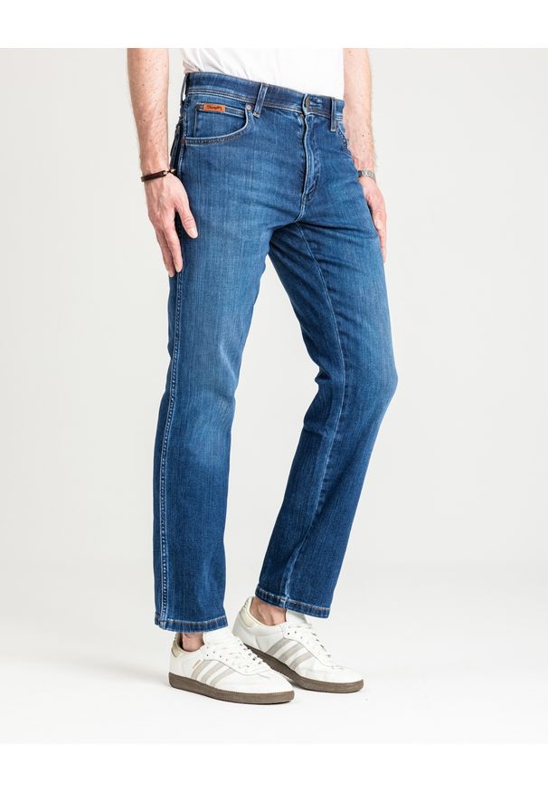 Wrangler - MESKIE SPODNIE WRANGLER TEXAS VERDANT TONE 112364455