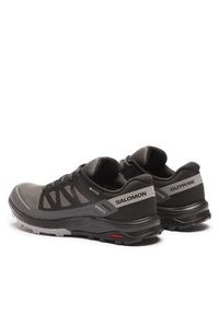 salomon - Salomon Trekkingi Outrise Gtx W GORE-TEX L47142600 Czarny. Kolor: czarny. Materiał: materiał