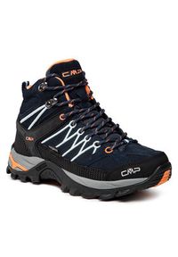 CMP Trekkingi Rigel Mid Wmn Trekking Shoes Wp 3Q12946 Granatowy. Kolor: niebieski. Materiał: skóra, nubuk #8