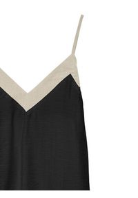 Vero Moda Top Denise 10329790 Czarny Regular Fit. Kolor: czarny. Materiał: wiskoza #2