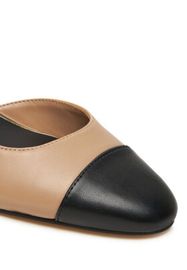 Guess Czółenka FLTLOI LEA05 Beżowy. Kolor: beżowy. Materiał: skóra