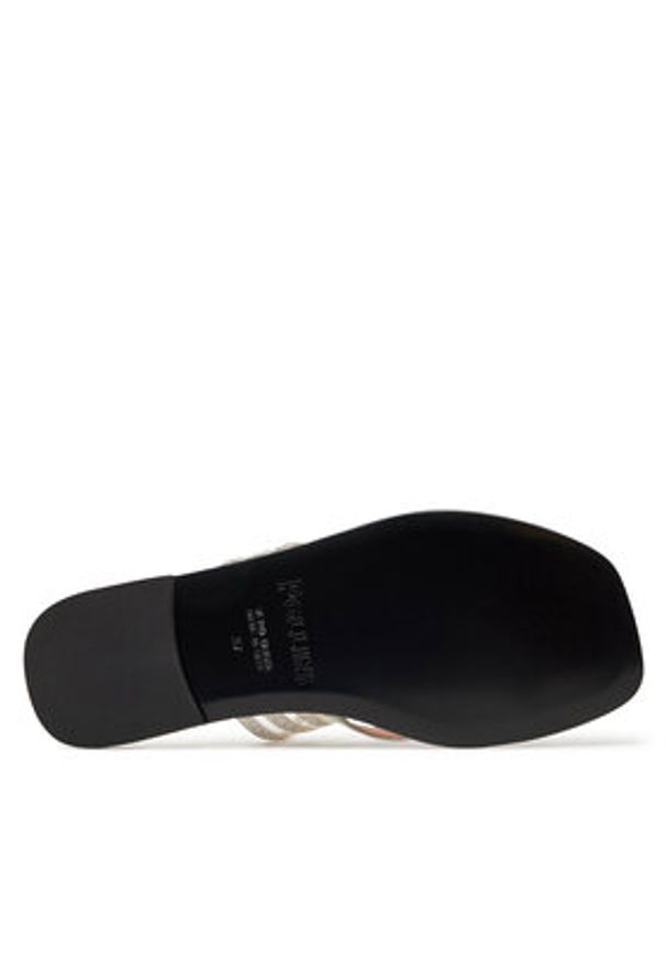 Pollini Japonki SA28220C0ITY199A Srebrny. Kolor: srebrny