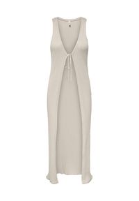 only - ONLY Kardigan Meddi 15347887 Beżowy Regular Fit. Kolor: beżowy. Materiał: syntetyk