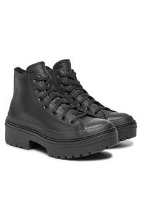 Converse Trzewiki Chuck Taylor All Star Lugged Heel Leather Platform A10369C Czarny. Kolor: czarny. Materiał: skóra. Obcas: na platformie #5