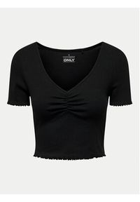 only - ONLY T-Shirt Betty 15311919 Czarny Regular Fit. Kolor: czarny. Materiał: bawełna #3