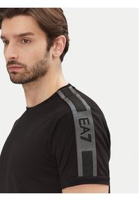 EA7 Emporio Armani T-Shirt 7M000138 AF10375 UC001 Czarny Regular Fit. Kolor: czarny. Materiał: bawełna #3
