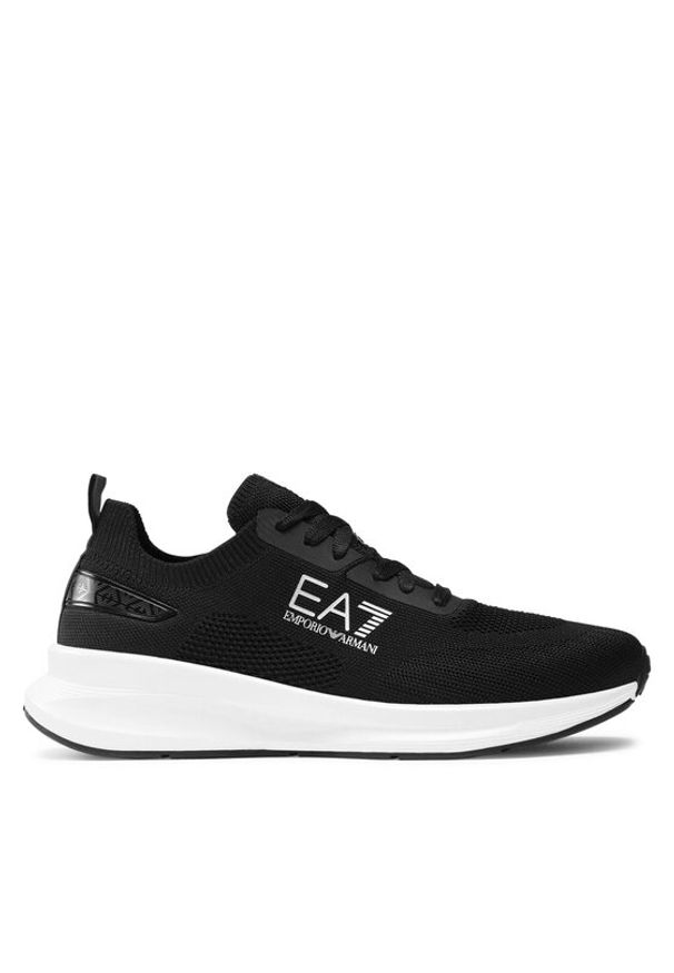EA7 Emporio Armani Sneakersy X8X149 XK349 N763 Czarny. Kolor: czarny. Materiał: materiał