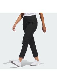 Adidas - Spodnie Ultimate365 Solid Ankle. Kolor: czarny. Materiał: materiał. Sport: golf