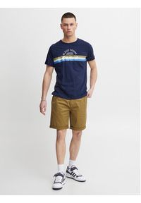 Blend T-Shirt 20715035 Granatowy Regular Fit. Kolor: niebieski. Materiał: bawełna #6