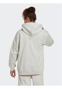 Adidas - adidas Bluza Reveal Ess HK2725 Beżowy Loose Fit. Kolor: beżowy. Materiał: bawełna #4