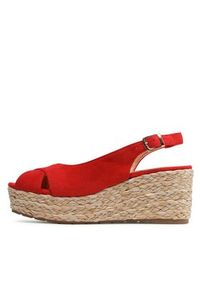 Jenny - JENNY Espadryle TS5249-01 Czerwony. Kolor: czerwony. Materiał: materiał #5