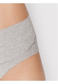 Spanx - SPANX Figi klasyczne z wysokim stanem Cotton Control 40050R Szary. Stan: podwyższony. Kolor: szary. Materiał: bawełna