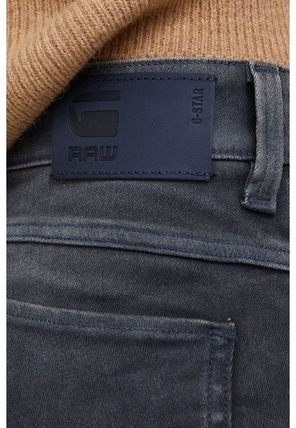 G-Star RAW - G-Star Raw Jeansy damskie medium waist. Kolor: szary