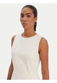 Lauren Ralph Lauren - LAUREN RALPH LAUREN Sukienka koktajlowa 200980935002 Écru Slim Fit. Materiał: wiskoza. Styl: wizytowy #4