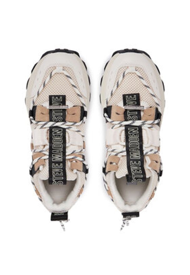 Steve Madden Sneakersy Tazmania SM11002419 Écru. Materiał: materiał