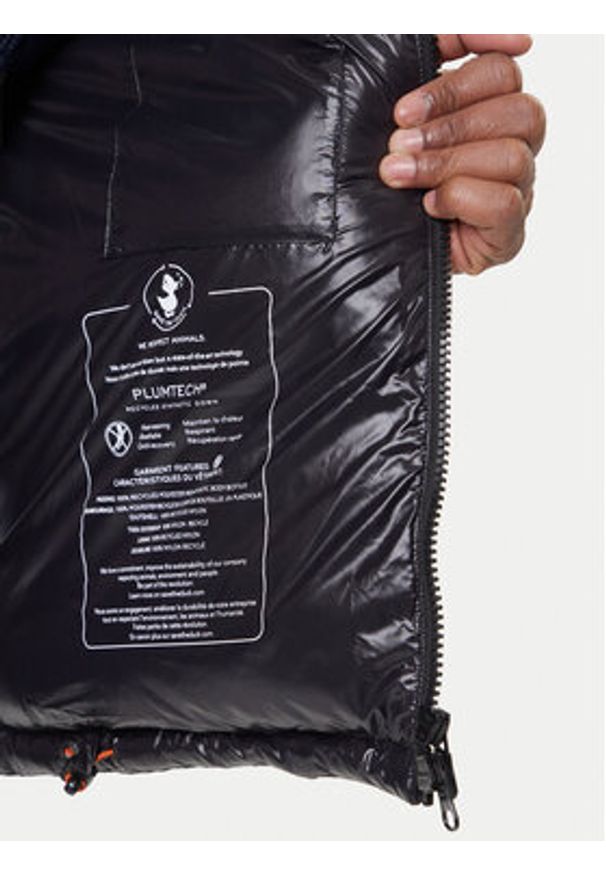 Save The Duck Kamizelka D81382U LOVE21 Czarny Regular Fit. Kolor: czarny. Materiał: syntetyk