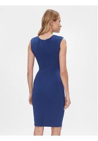 Rinascimento Sukienka koktajlowa CFC0117416003 Granatowy Regular Fit. Kolor: niebieski. Materiał: syntetyk. Styl: wizytowy