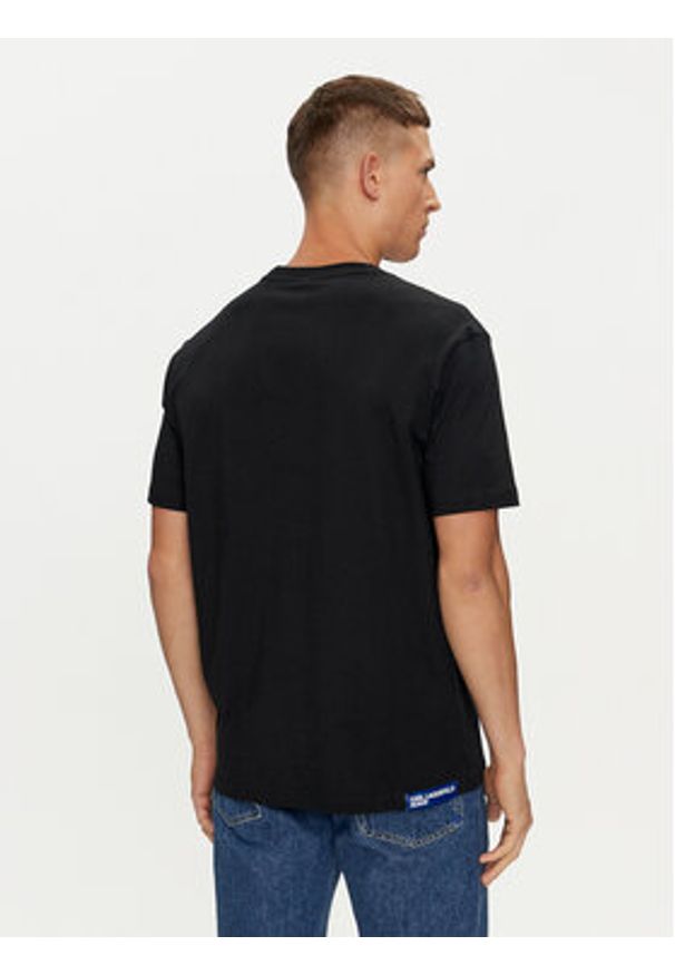 Karl Lagerfeld Jeans T-Shirt 241D1708 Biały Regular Fit. Kolor: biały. Materiał: bawełna