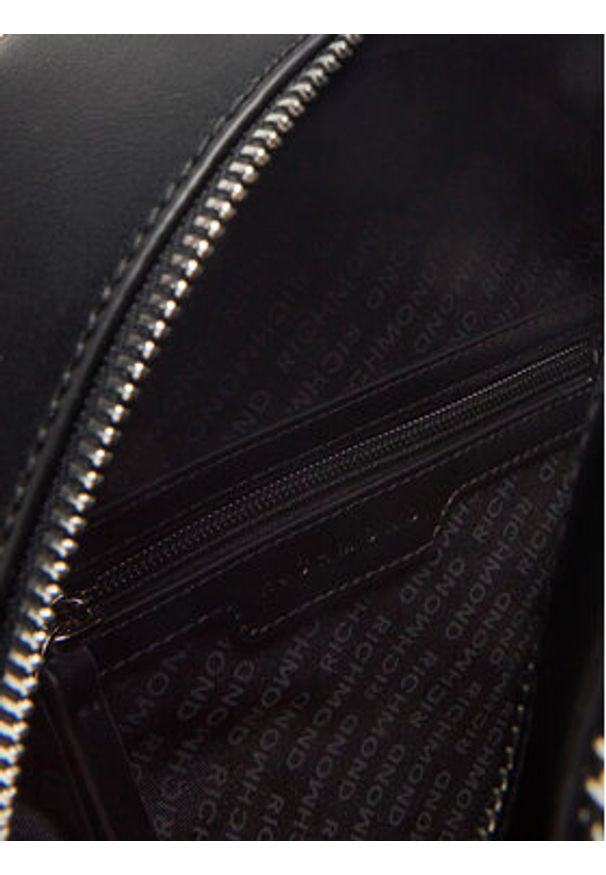 John Richmond Plecak RWP25429ZA Czarny. Kolor: czarny. Materiał: skóra