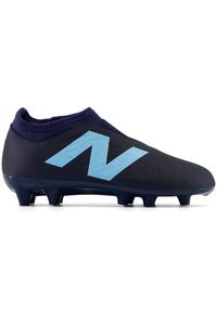 Korki dziecięce New Balance TEKELA V4+ MAGIQUEJNR FG SJT3FN45 – granatowe. Kolor: niebieski. Materiał: syntetyk, materiał. Szerokość cholewki: normalna