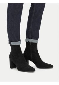 Jenny - JENNY Botki CEO-R25AW2401 Czarny. Kolor: czarny. Materiał: materiał #4