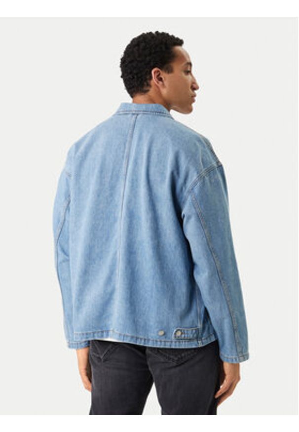 Jack & Jones Koszula jeansowa Cambridge 12293585 Niebieski Oversize. Kolor: niebieski. Materiał: bawełna