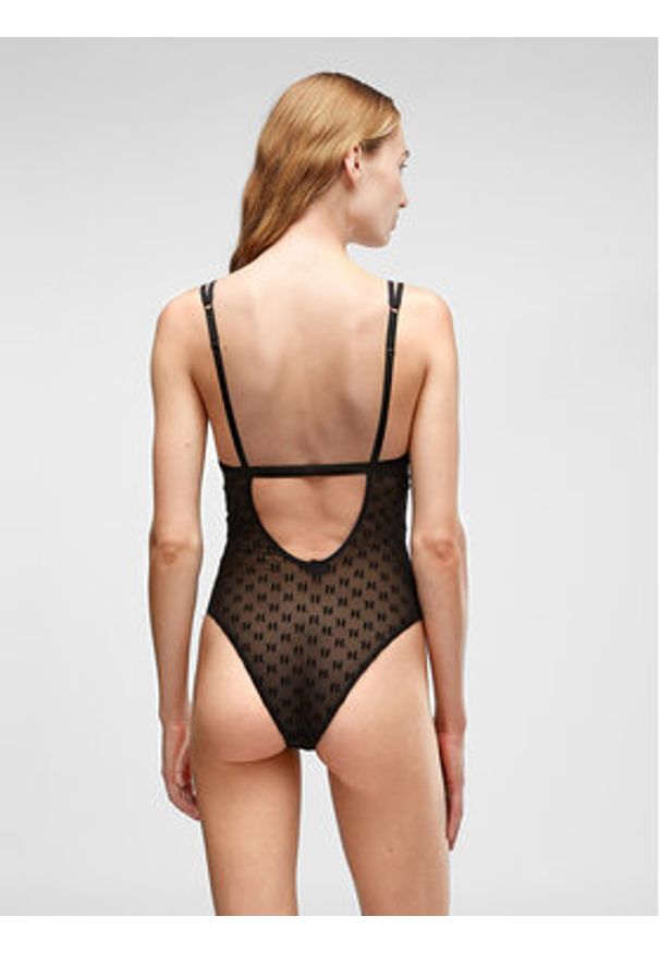 Karl Lagerfeld - KARL LAGERFELD Body 225W2107 Czarny. Kolor: czarny. Materiał: syntetyk