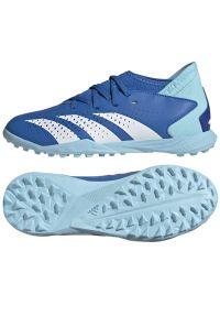 Adidas - Buty piłkarskie adidas Predator Accuracy.3 Tf Jr IE9452 niebieskie. Zapięcie: sznurówki. Kolor: niebieski. Materiał: guma, syntetyk. Sport: piłka nożna #1