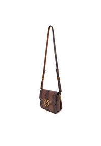 Pinko - PINKO Torebka Love Box Bag Fl Mini PE 25 PLTT 104297 A2CH Brązowy. Kolor: brązowy. Materiał: skórzane #3