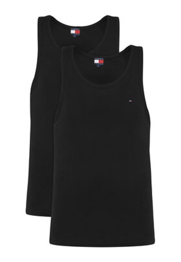 Tommy Jeans Komplet tank topów DM0DM20769 Czarny Slim Fit. Kolor: czarny. Materiał: bawełna