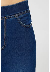 MOODO - Jeansy typu jeggins. Stan: podwyższony. Materiał: jeans. Długość: długie. Wzór: gładki