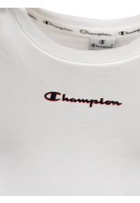 Champion T-Shirt | 111910 | Kobieta | Biały. Okazja: na co dzień. Kolor: biały. Materiał: bawełna. Długość rękawa: krótki rękaw. Wzór: nadruk. Styl: casual #3
