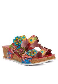 Laura Vita Klapki Bonito 31 Czerwony. Kolor: czerwony. Materiał: skóra #4