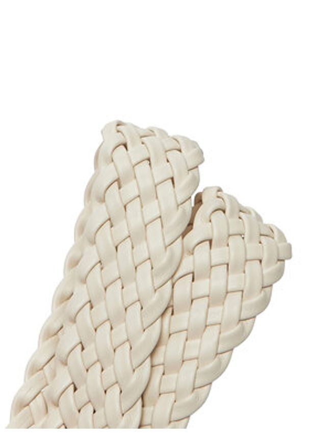 DeeZee Pasek Damski B20003 Écru. Materiał: skóra