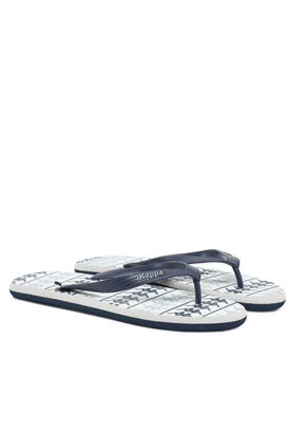 Kappa Japonki 371D2UW Blue Marine - White - Grey Lt Lead Granatowy. Kolor: niebieski. Materiał: syntetyk, materiał. Styl: marine